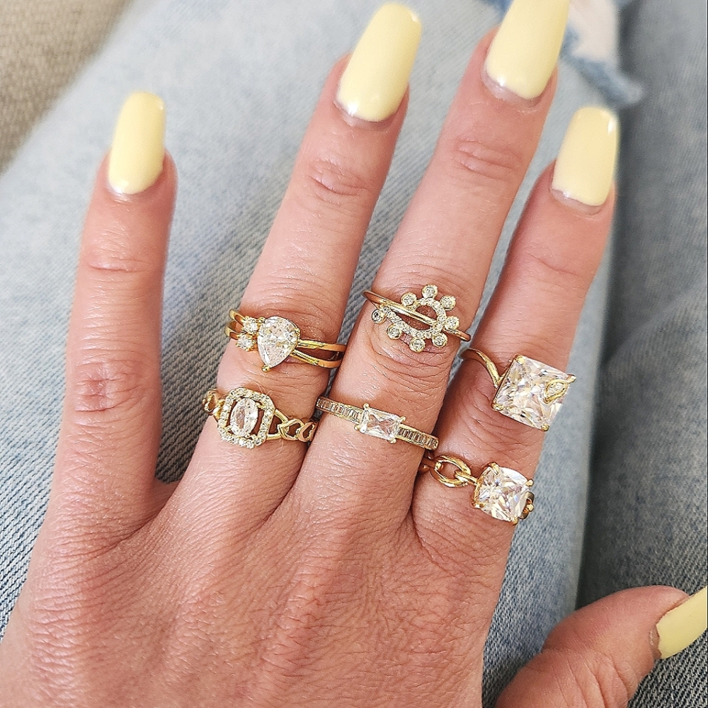 NWOT Pretty Bird Set Of 12 Rings - Picture 4 of 6